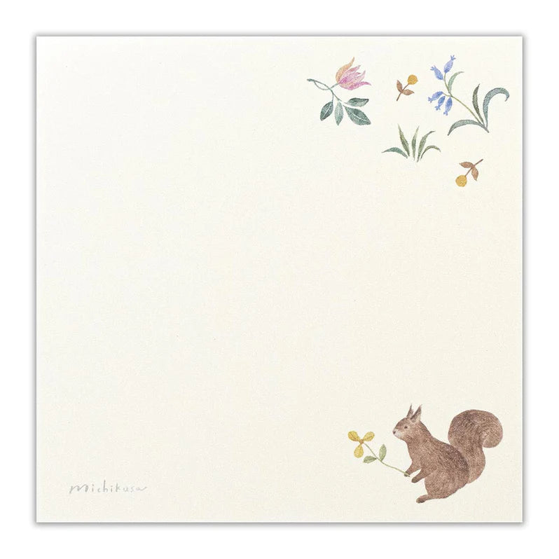 Michikusa Memo Pad - Squirrel