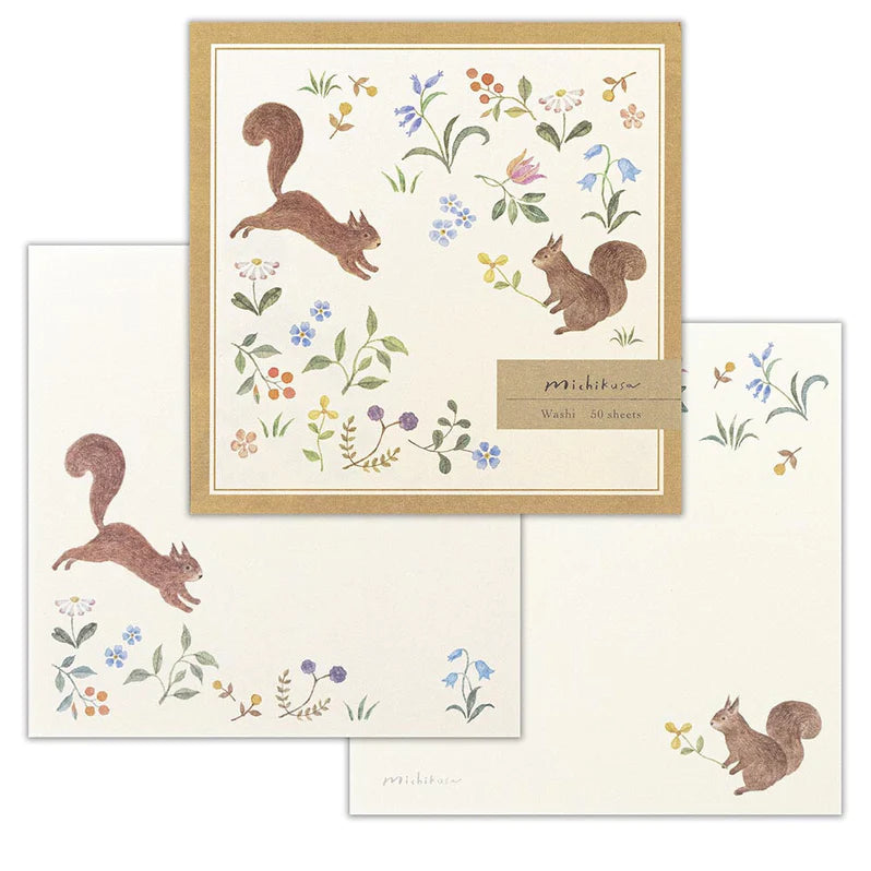 Michikusa Memo Pad - Squirrel