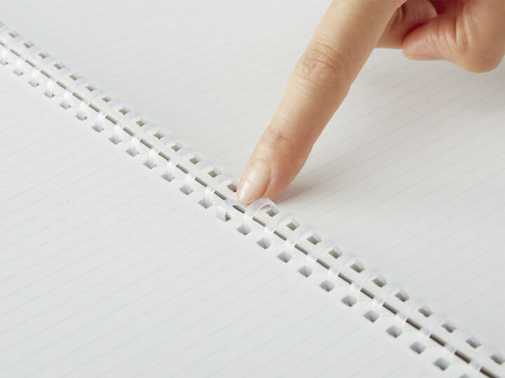 Kokuyo Soft Ring Notebook - Clear | Dot Grid