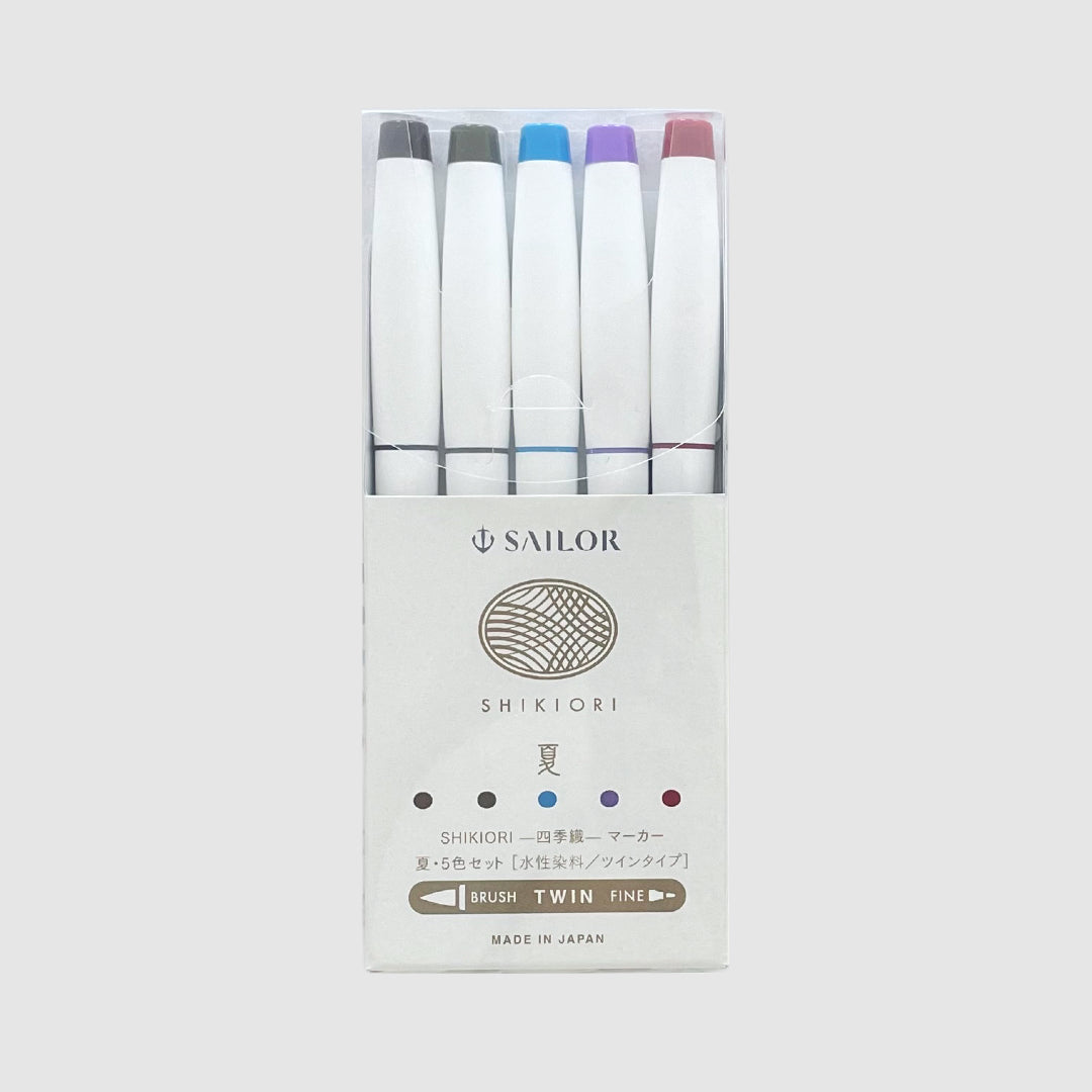 Sailor Shikiori Seasonal Japan Brush and Fine Tip Markers