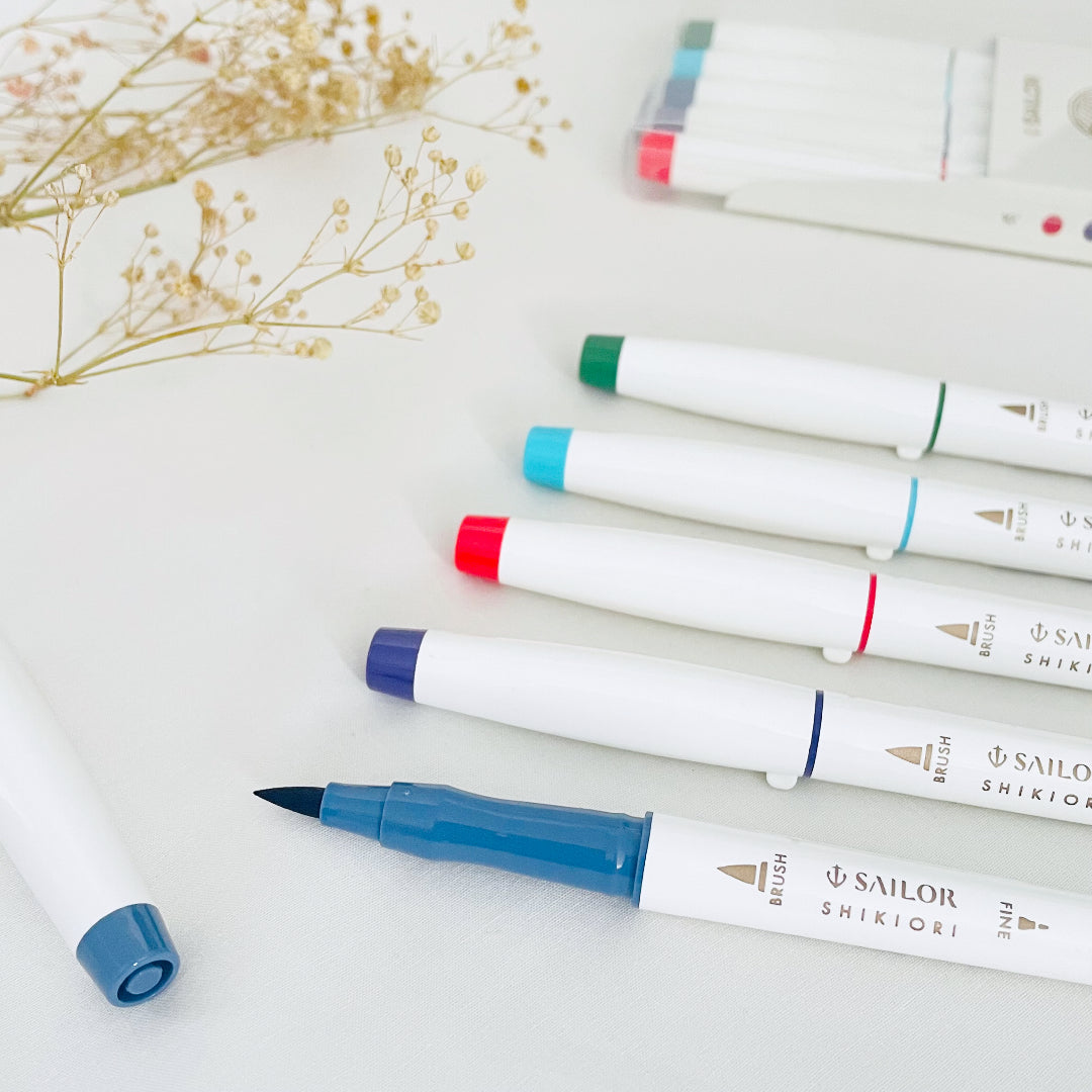 Sailor Shikiori Brush Pens | 5 pack - Winter