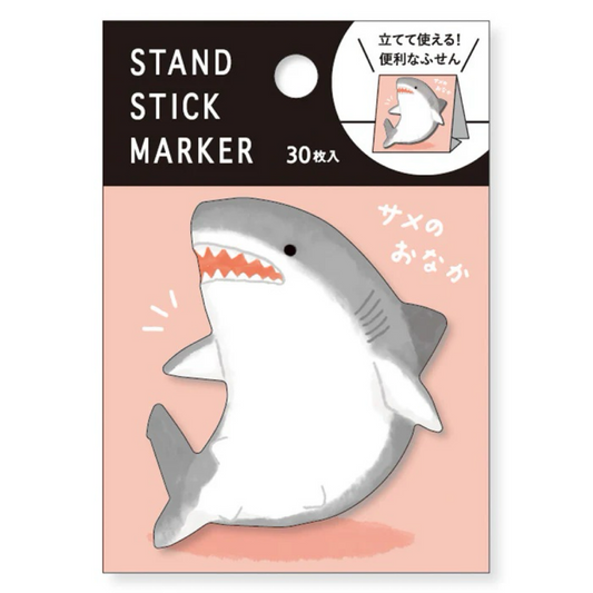 Sticky Note Stand Stick Marker - Shark