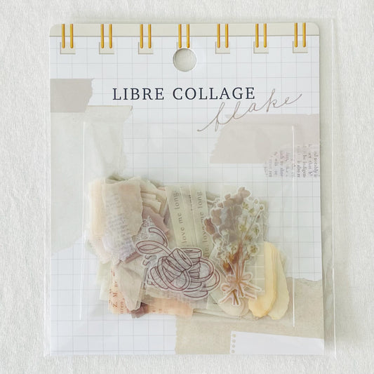 Libre Collage Flake - Ivory