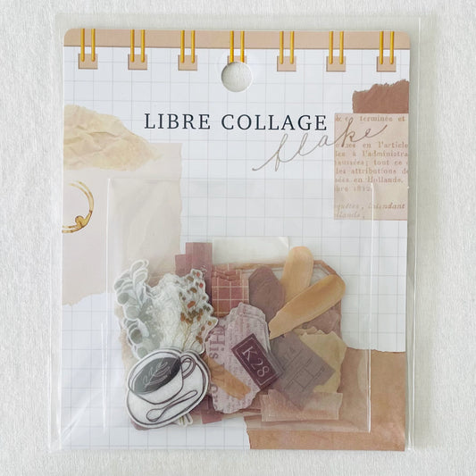 Libre Collage Flake - Brown