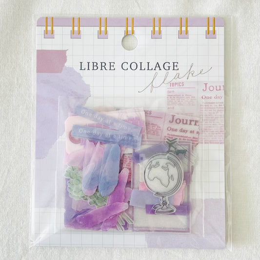 Libre Collage Flake - Purple