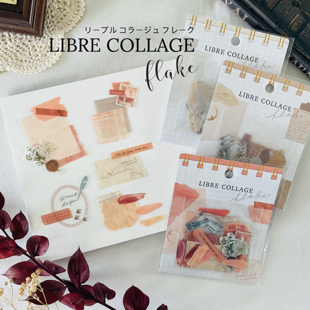 Libre Collage Flake - Ivory