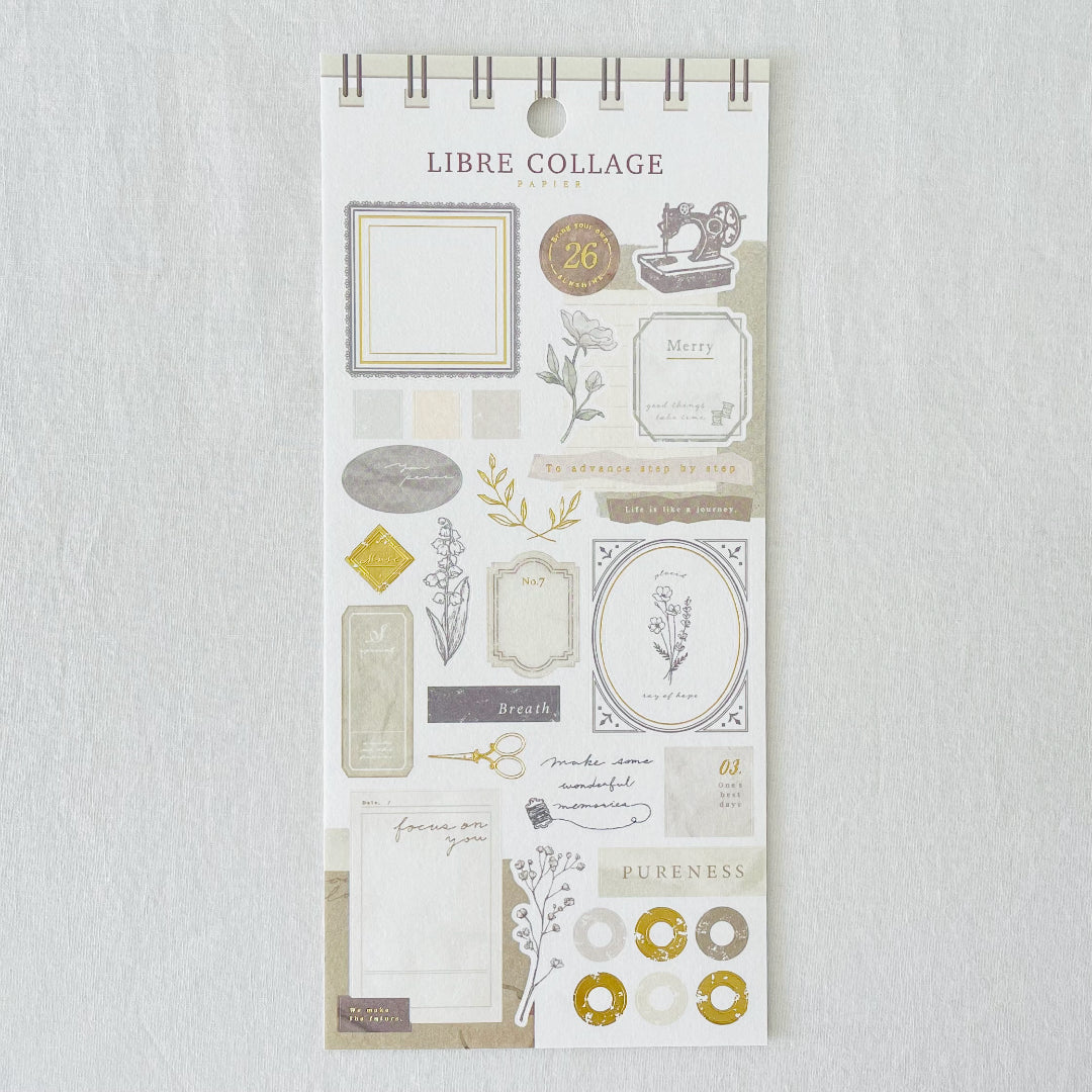 Libre Collage Papier - Ivory