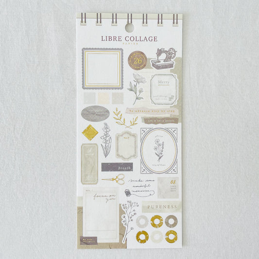 Libre Collage Papier - Ivory