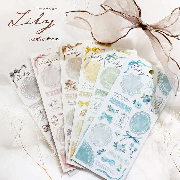 Lily Sticker - Opal Green