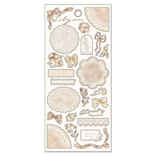 Lily Sticker - Natural Beige