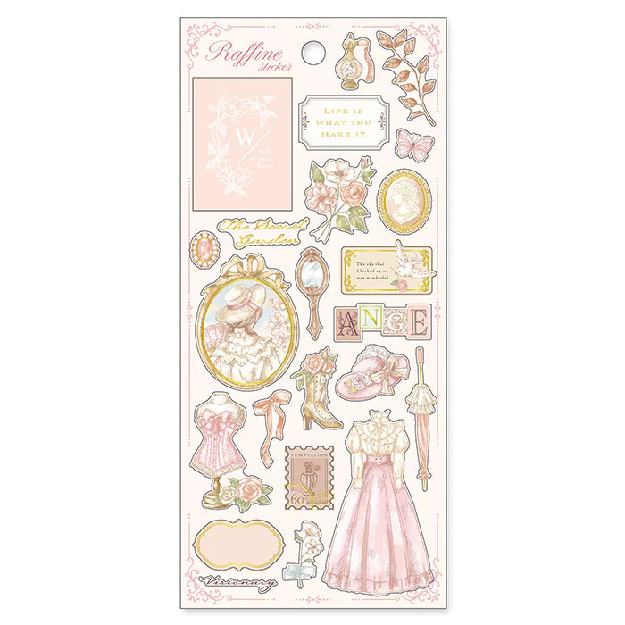 Raffine Sticker - Pink Rose