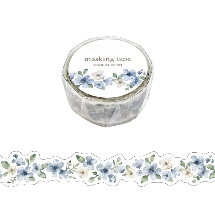 Masking Tape - Blue Flowers