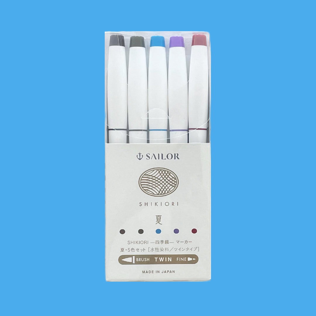 Sailor Shikiori Seasonal Japan Brush and Fine Tip Markers