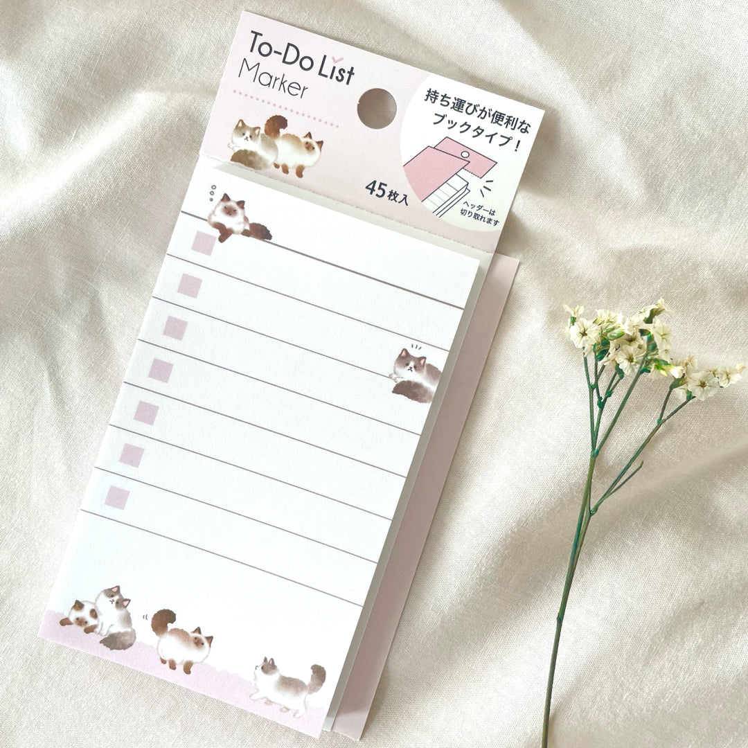 Sticky Note To-Do List Marker - Ragdoll Cat